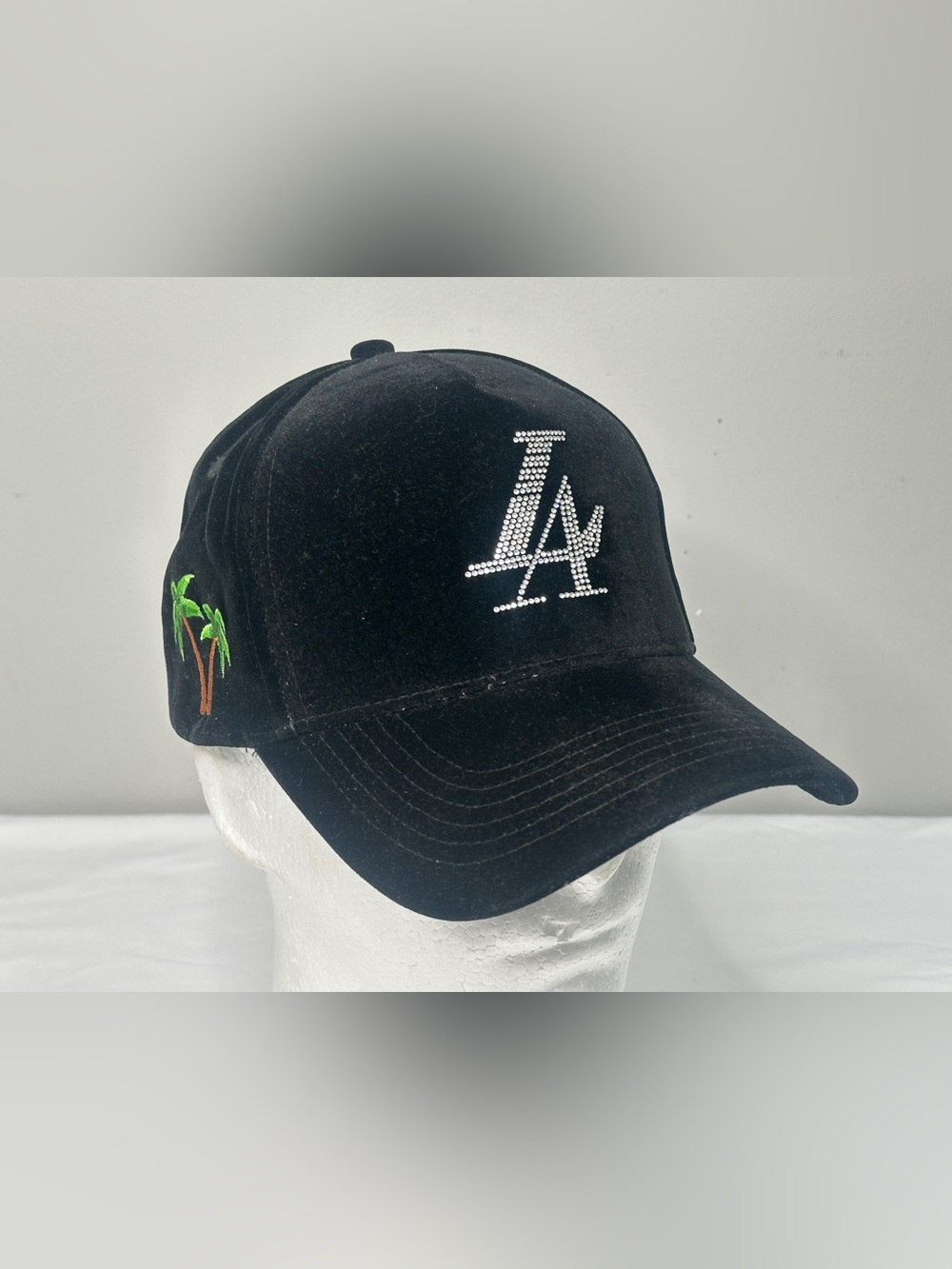 Los Angeles Dodgers Black Snapback Hat Palm Tree Embroidery MLB Baseball